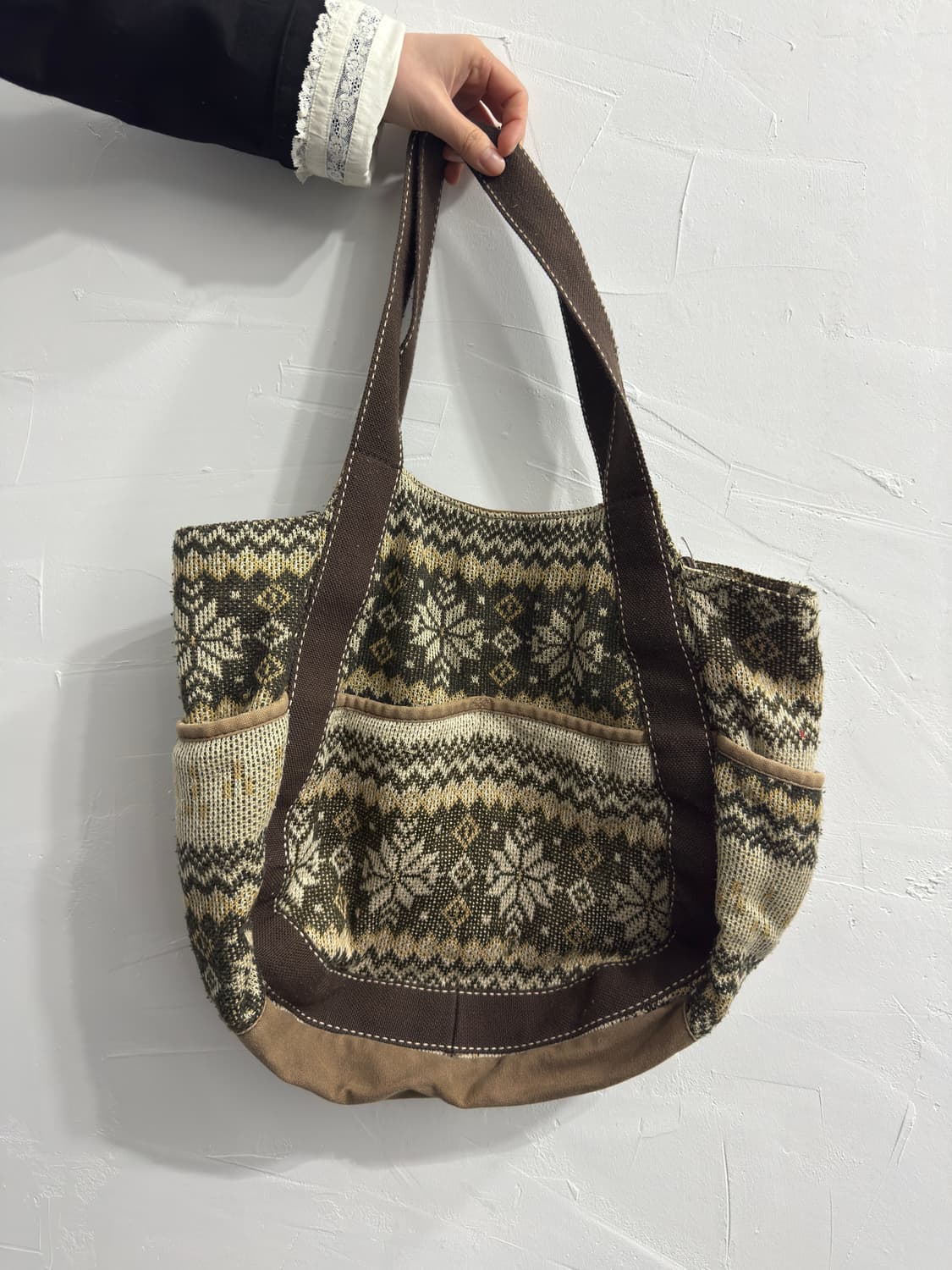 hush hush winter pattern bag 상품이미지4
