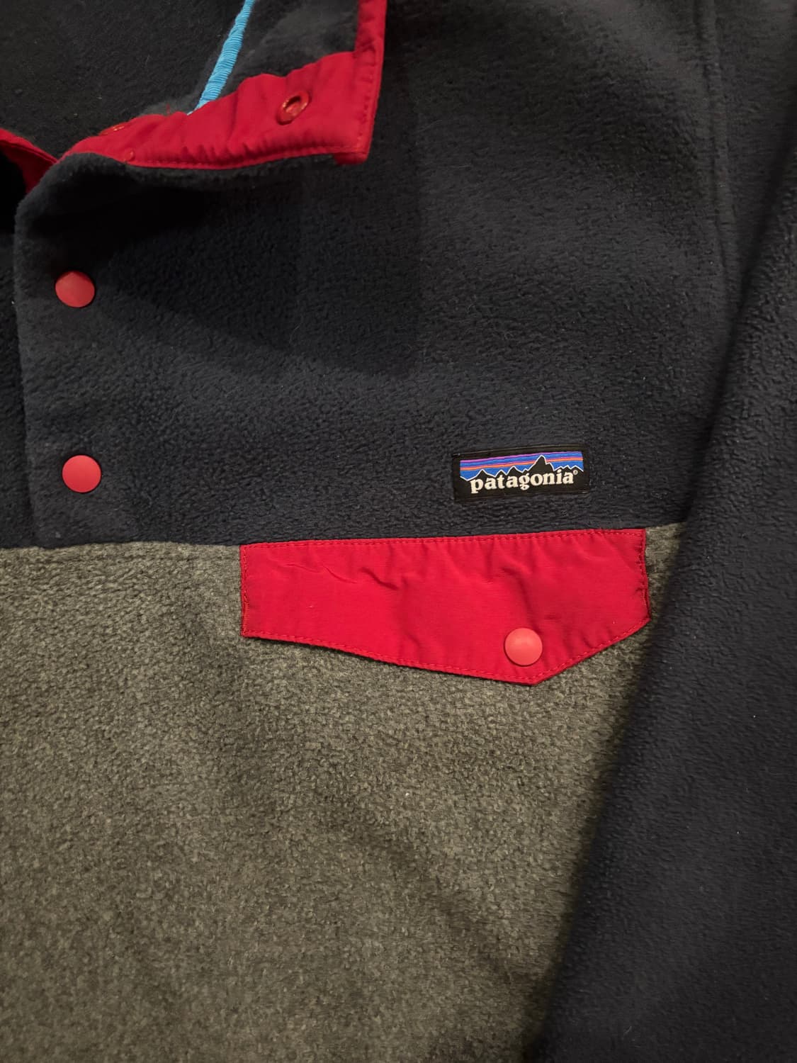 파타고니아 신칠라 투톤 네이비 그레이 M사이즈 상품이미지4