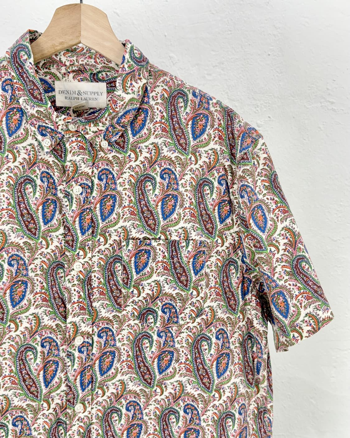 데님 앤 서플라이 랄프 로렌 멀티 페이즐리 숏 셔츠 상품이미지3
