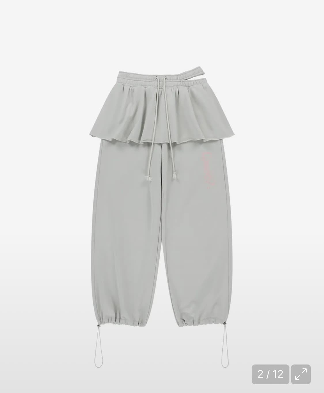 뚜오미오 DOUBLE WAIST SKIRT SWEATPANTS 상품이미지1