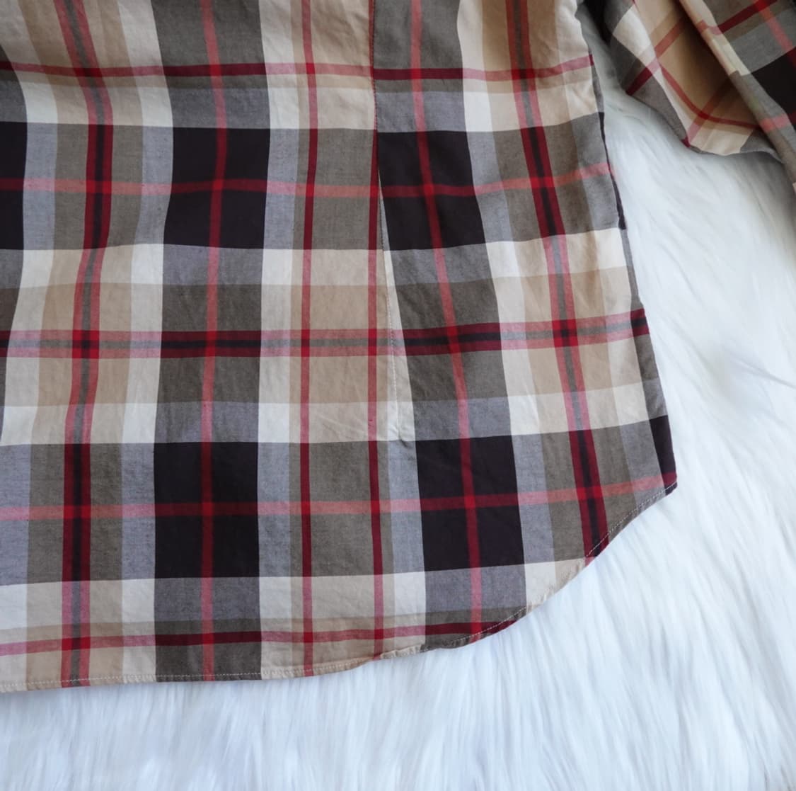 매킨토시 런던 하우스 체크 코튼 셔츠 1948 상품이미지6