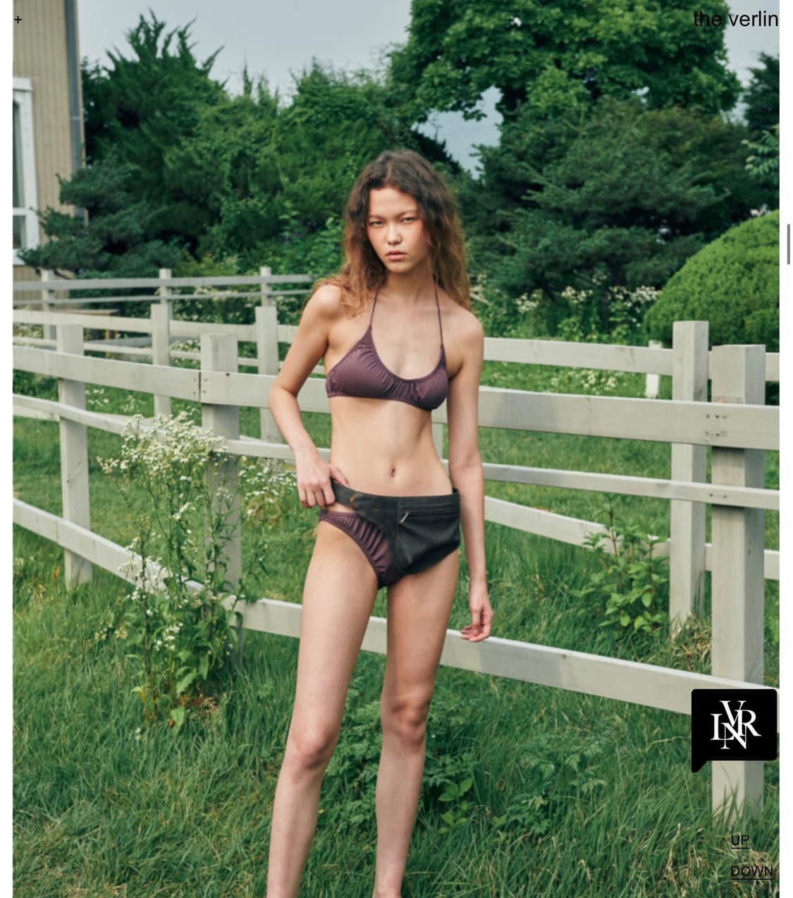 더베를린 비키니 Wrinkle bikini 퍼플 M 상품이미지2