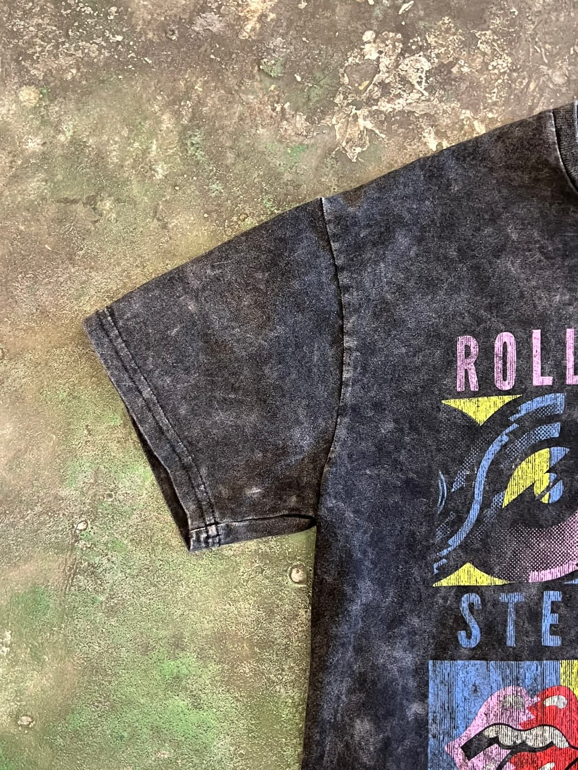 [L] 롤링스톤즈 Steel Wheels 1989 북미투어 빈티지 밴드티 상품이미지3