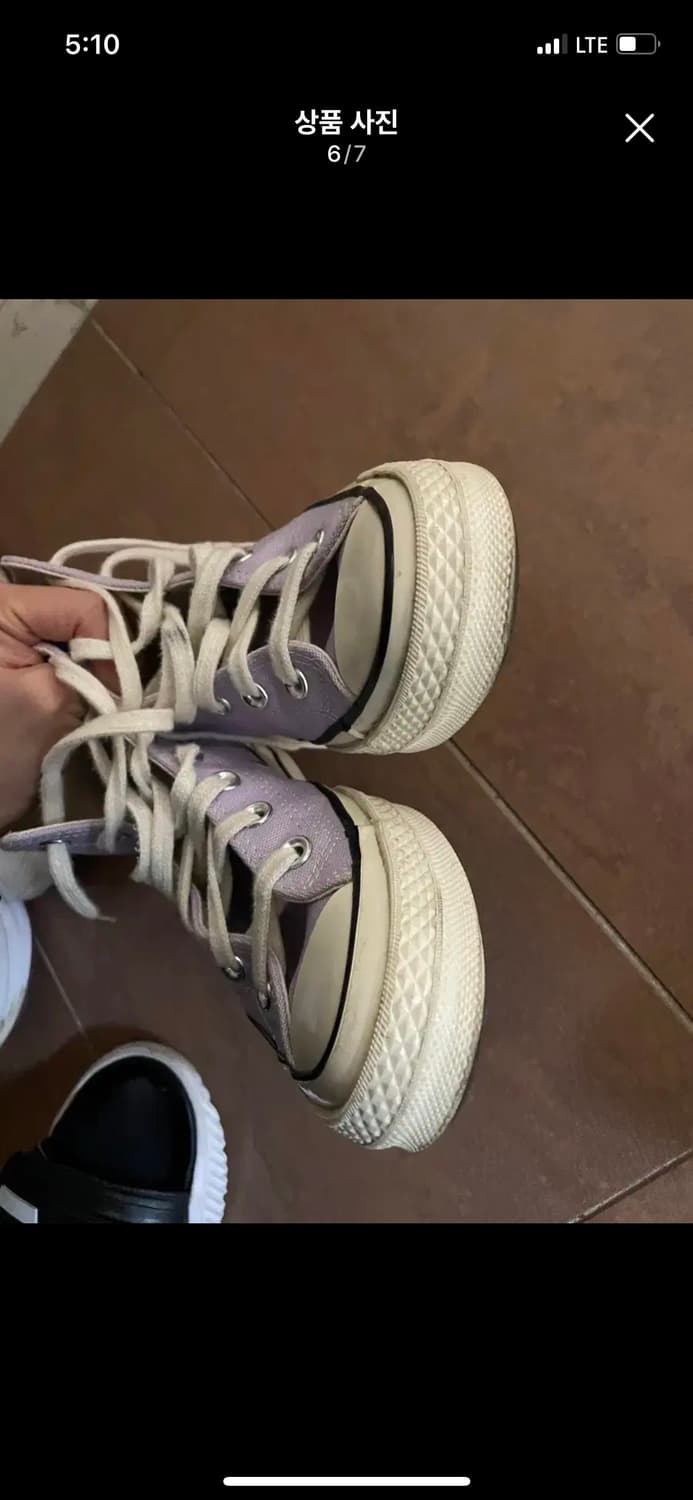 컨버스 척테일러 1970s 하이 퍼플 연보라 라일락 라벤더 240 235 상품이미지6