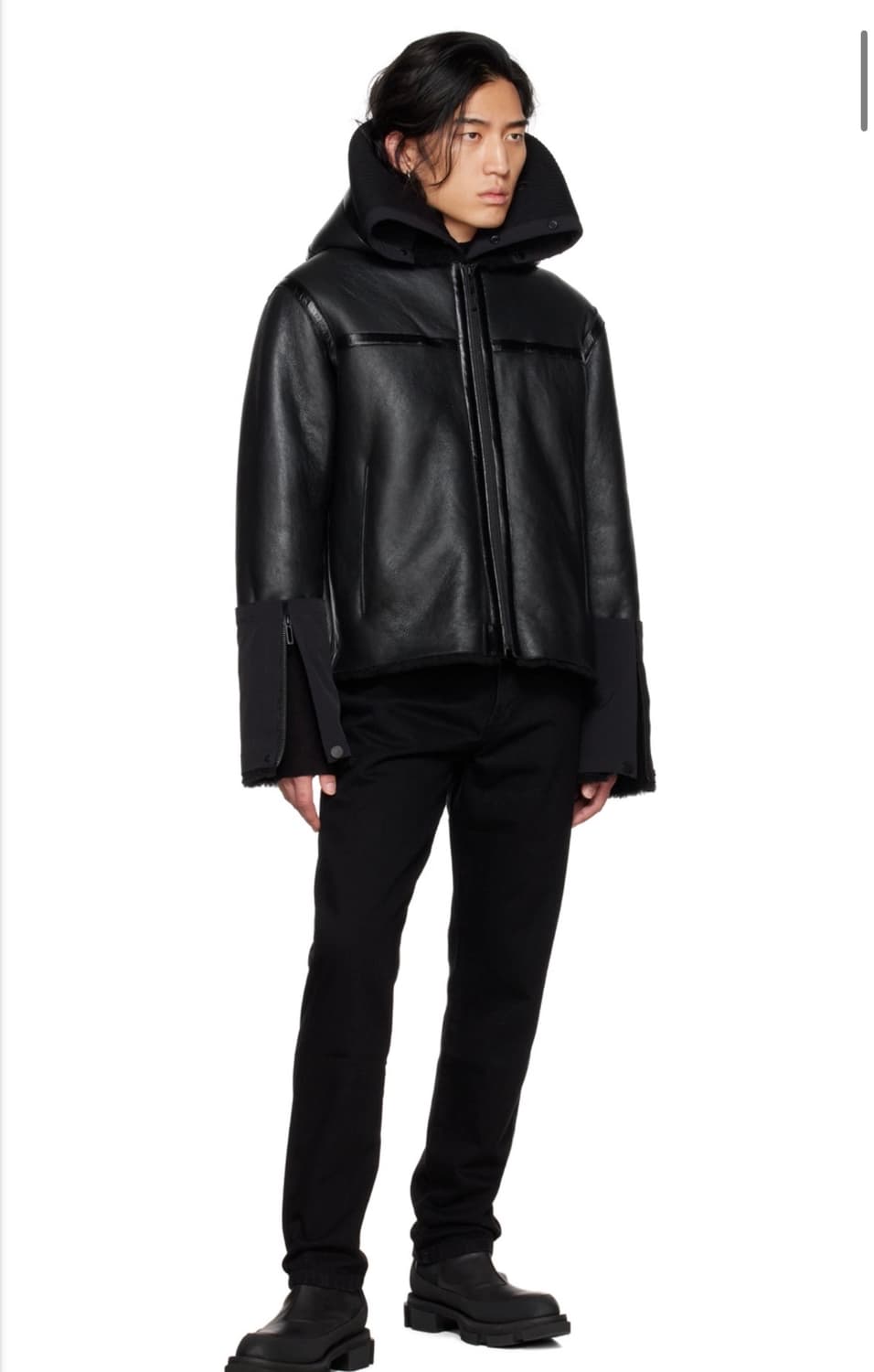 032c 레더자켓 (무스탕) L사이즈 105 상품이미지1