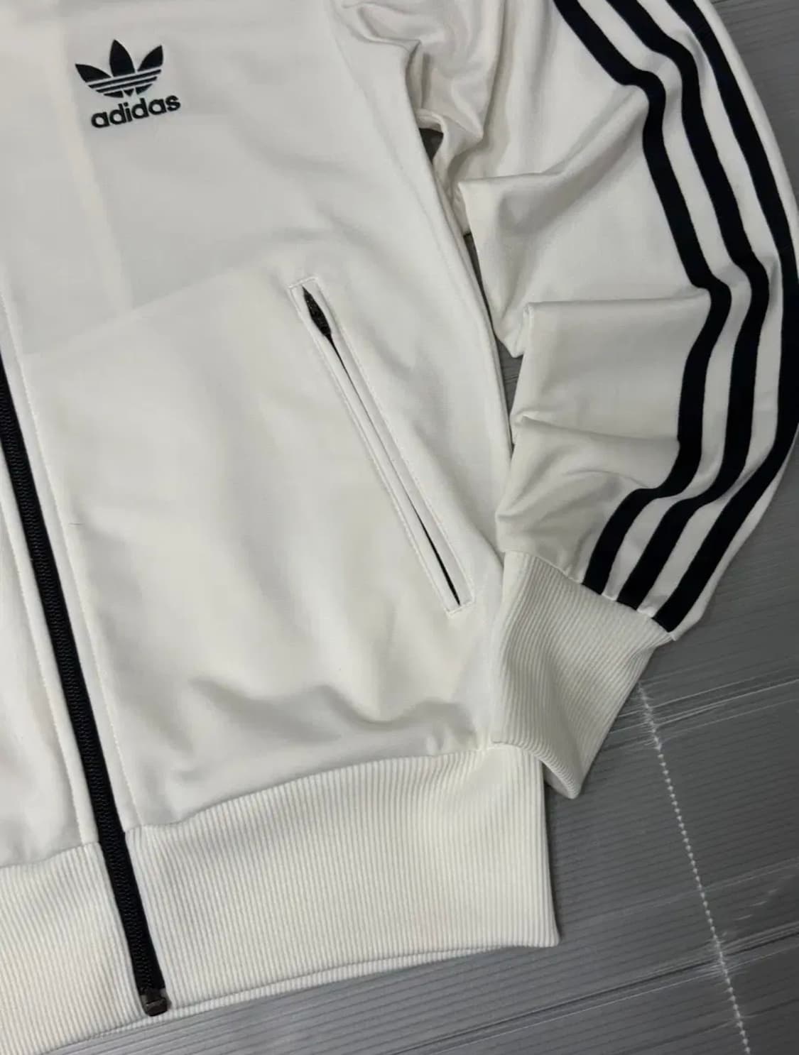 아디다스 저지 트랙탑 흰검 95  상품이미지3