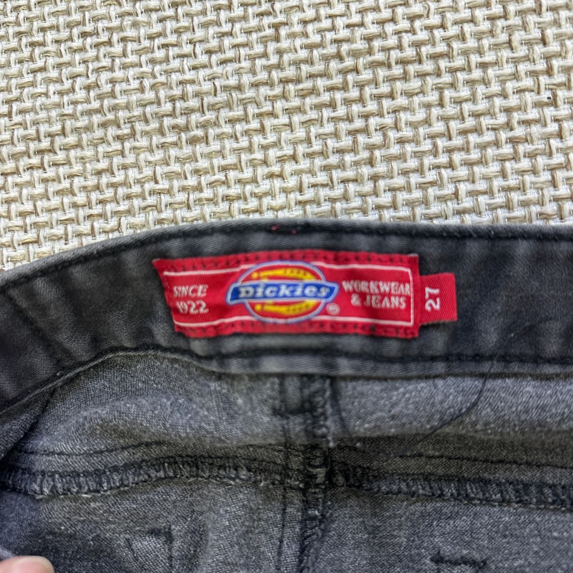 27 디키즈 흑청 데님 스키니 0427D 상품이미지2