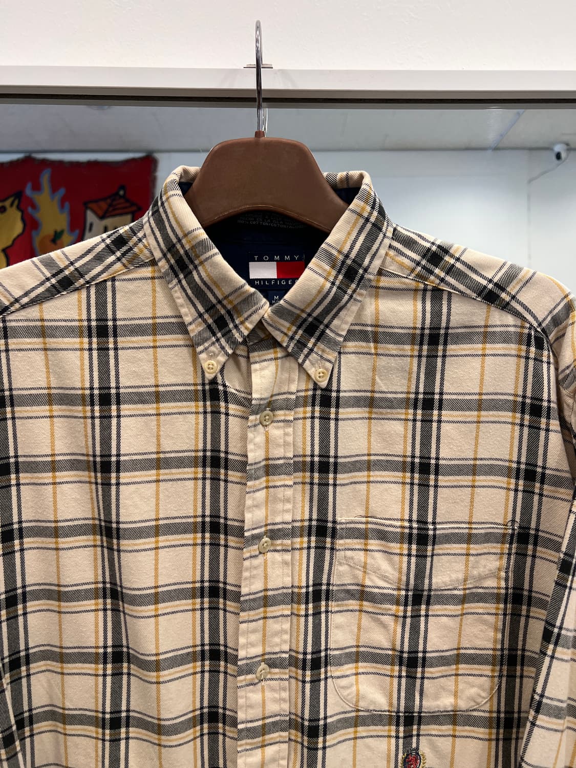 90s Tommy Hilfiger 타미힐피거 체크 셔츠 상품이미지3
