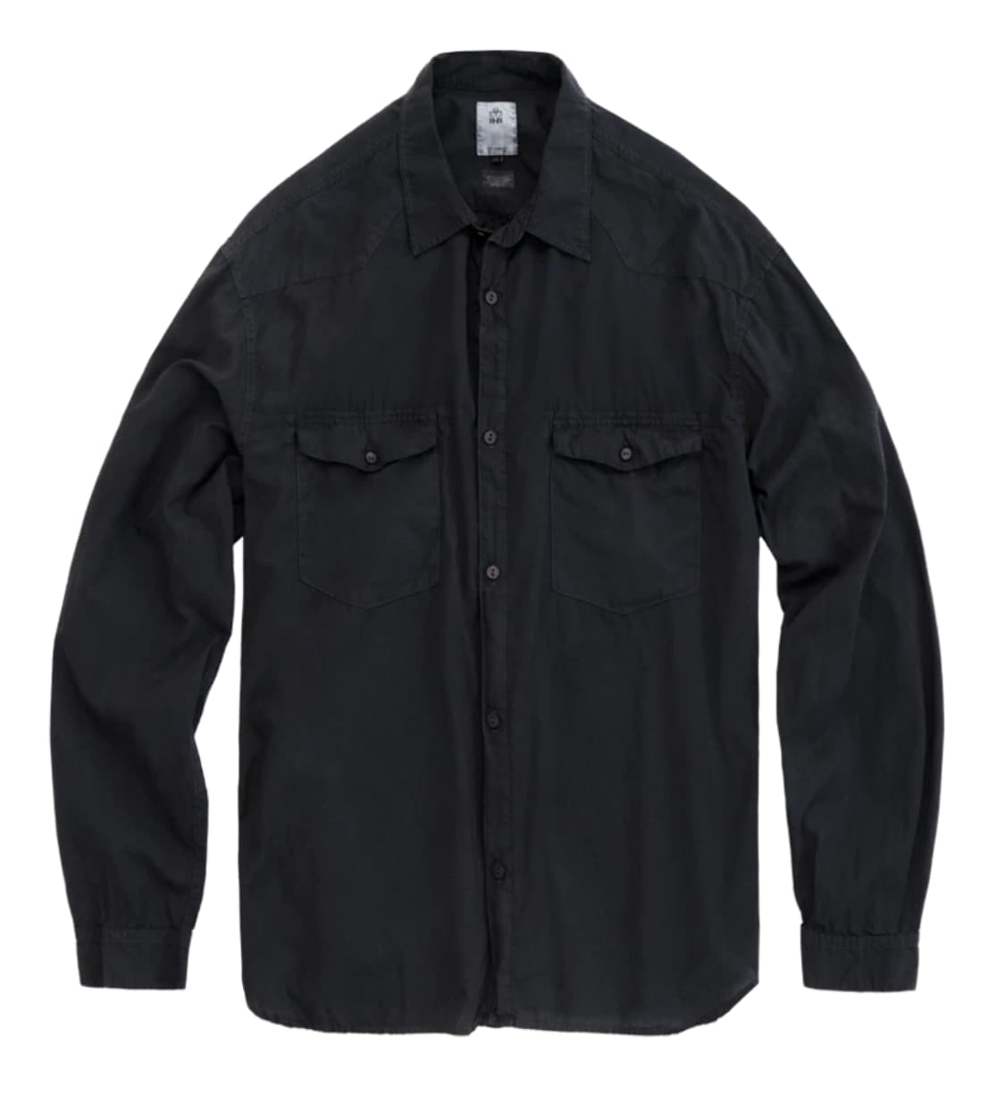 (2) 폴리테루 루즈드 텐코 웨스턴 셔츠 다크퍼플네이비 상품이미지1