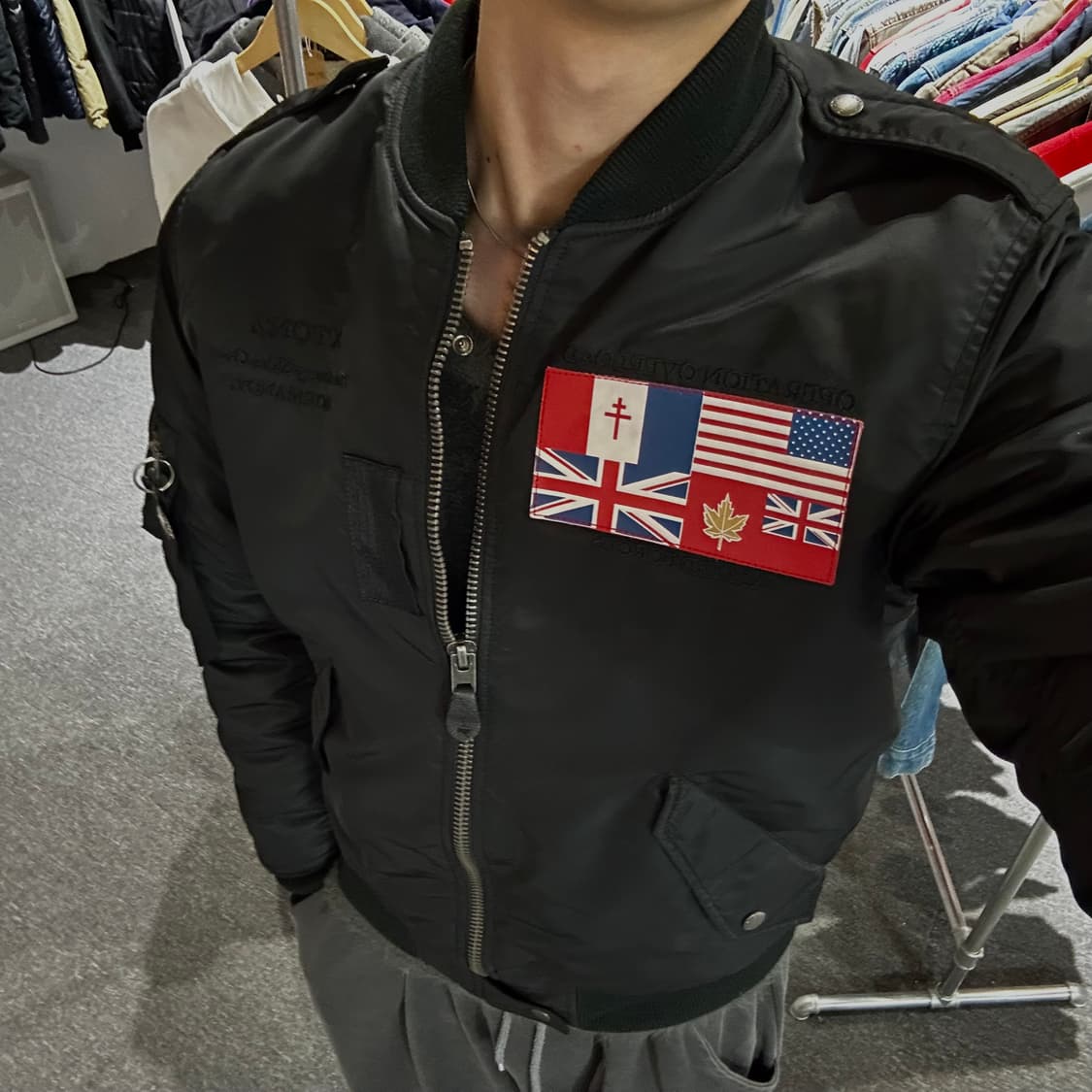 엑스톤즈 MA-1 자켓 상품이미지3