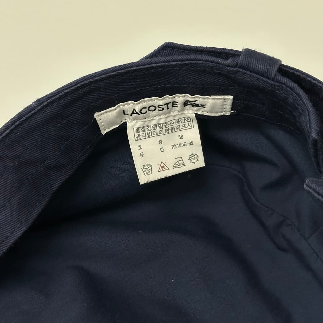 라코스테 네이비 군모 상품이미지5