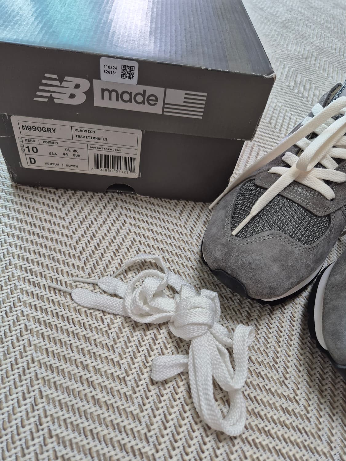 뉴발란스 New Balance 990v1 Made in USA Grey 상품이미지8