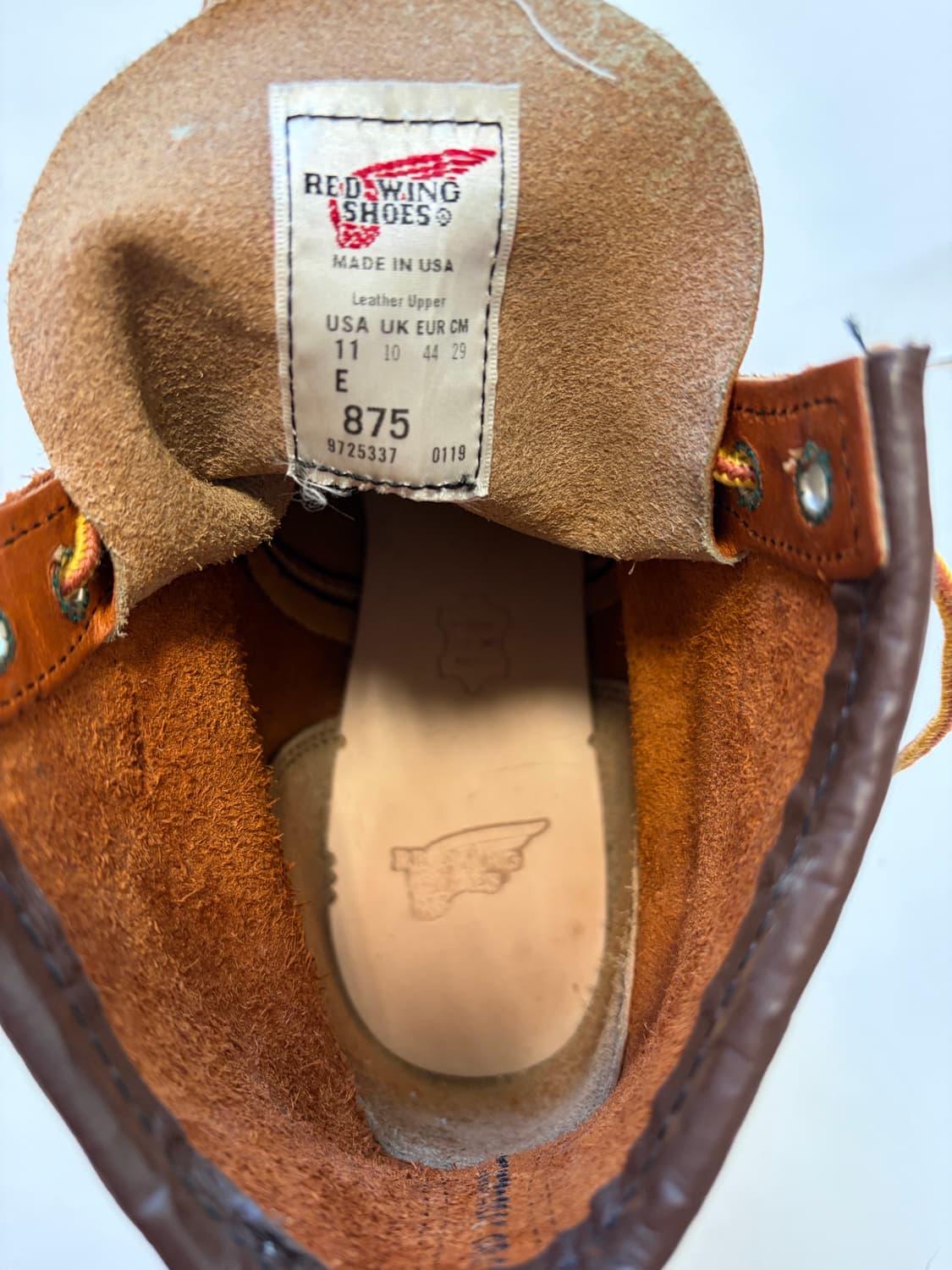 레드윙 6인치 목 토 875 부츠 상품이미지8