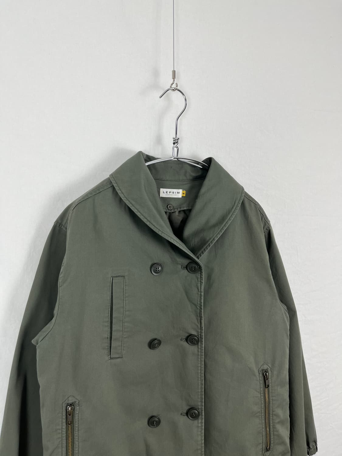 Vintage 밀리터리 라운드카라 자켓  상품이미지4