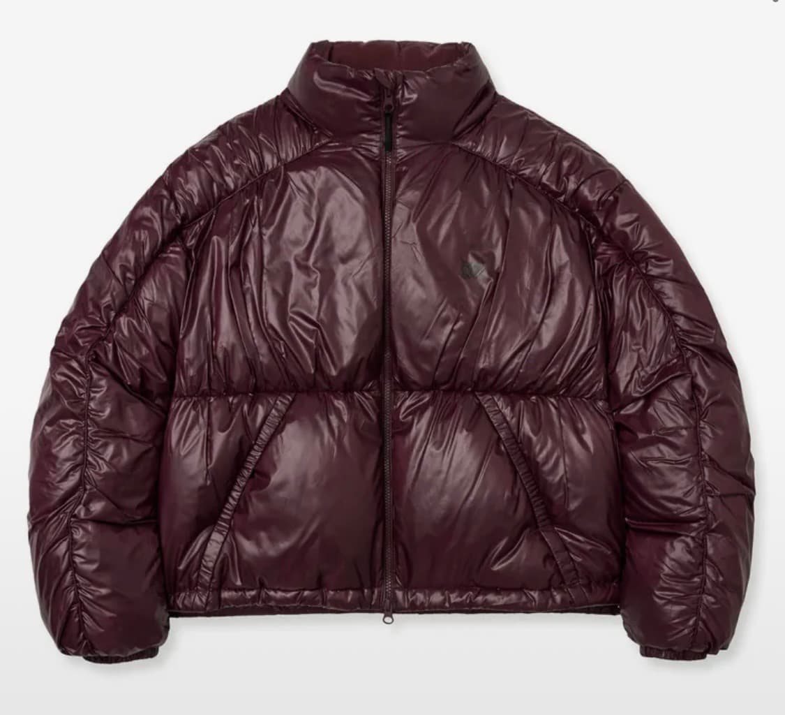 브라운브레스 셔링 패딩 버건디 새상품 상품이미지1