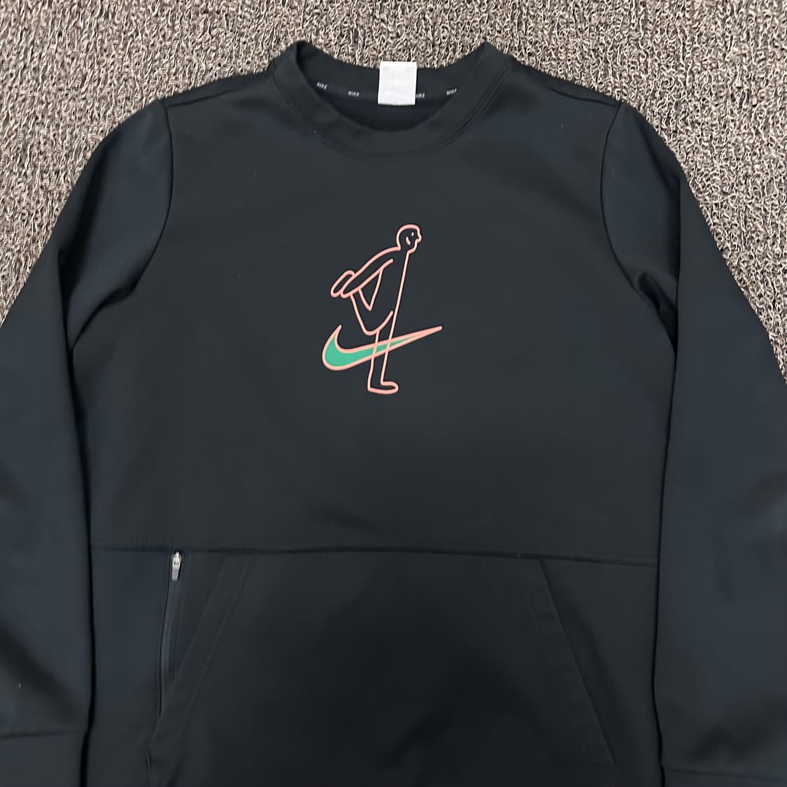 NIKE 나이키 기모 맨투맨 블랙 L 상품이미지2