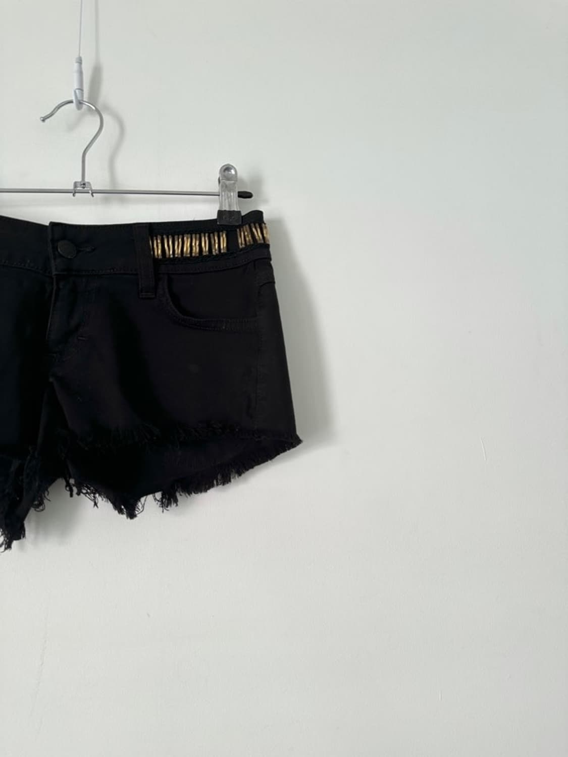 Pearl accent short pants / black 상품이미지5