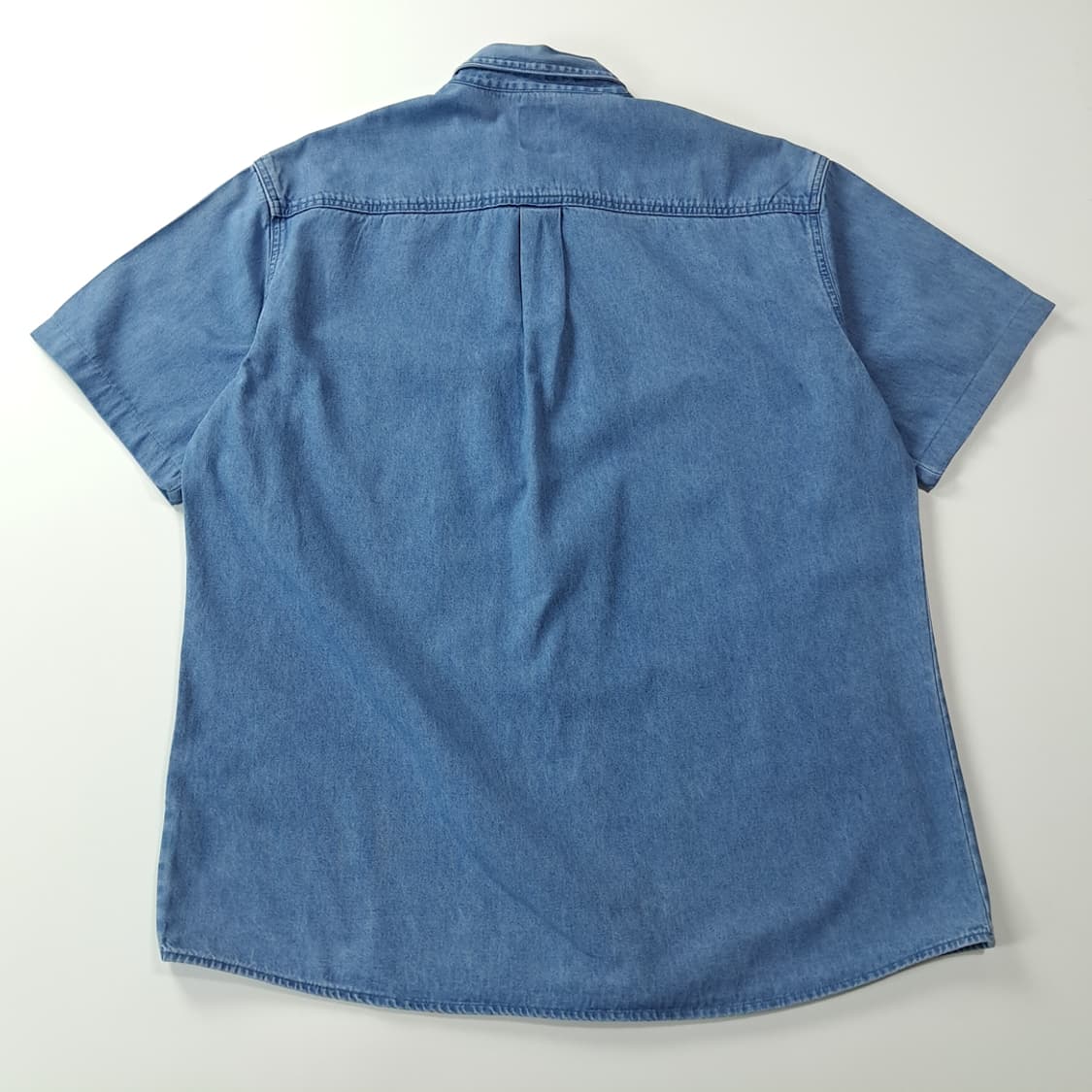 CJ271 XL 디키즈 워크웨어 블루 데님 반팔 셔츠 남방 상품이미지8