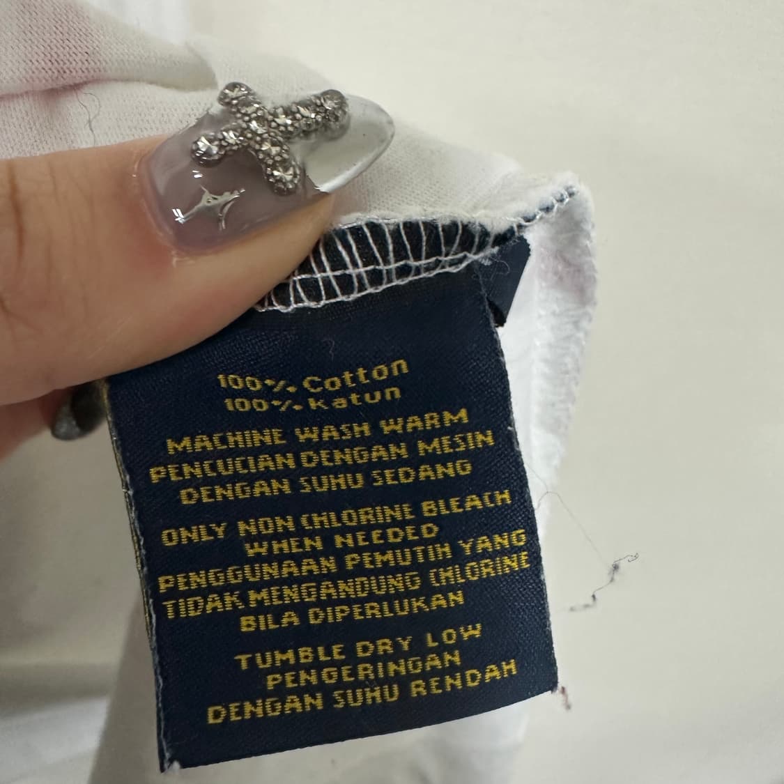 폴로 스트라이프 긴팔라운드티L 상품이미지4