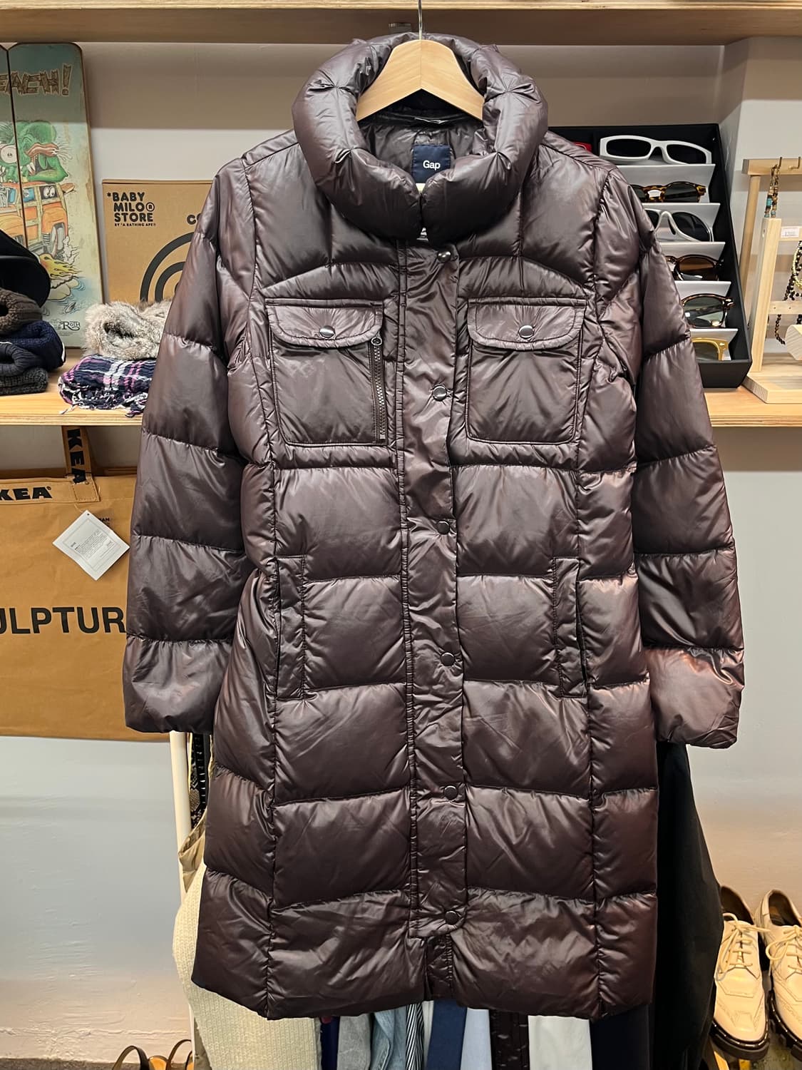 [44~55] GAP 갭 벨트 롱패딩 S  상품이미지1