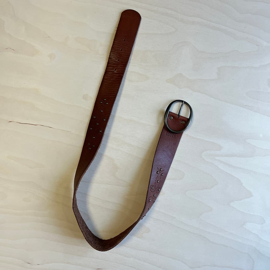 Levi’s stud leather Belt ( ~28 ) 상품이미지4