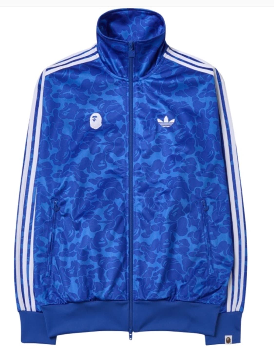 베이프아디다스 콜라보 져지 블루 KR XL팔아요! 상품이미지1