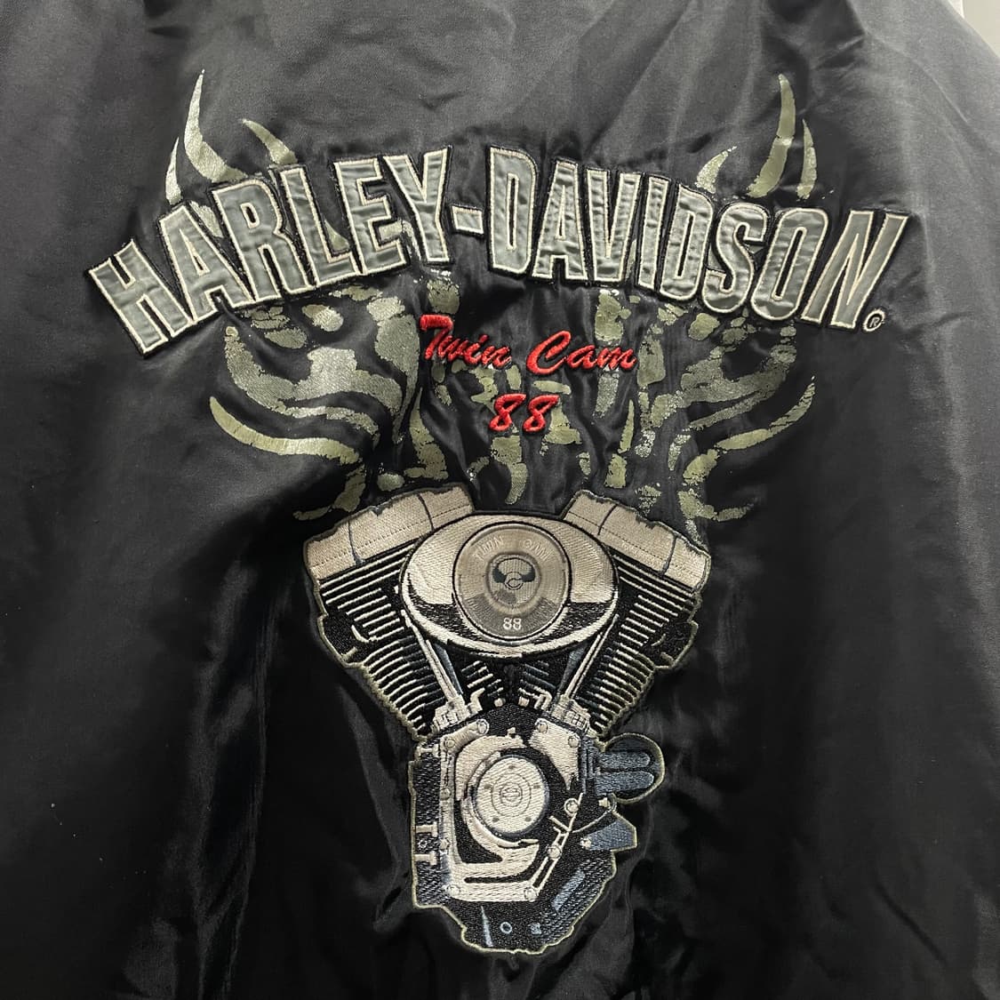 할리데이비슨/ V-Twin cam88 자수 봄버 자켓/ L 상품이미지4