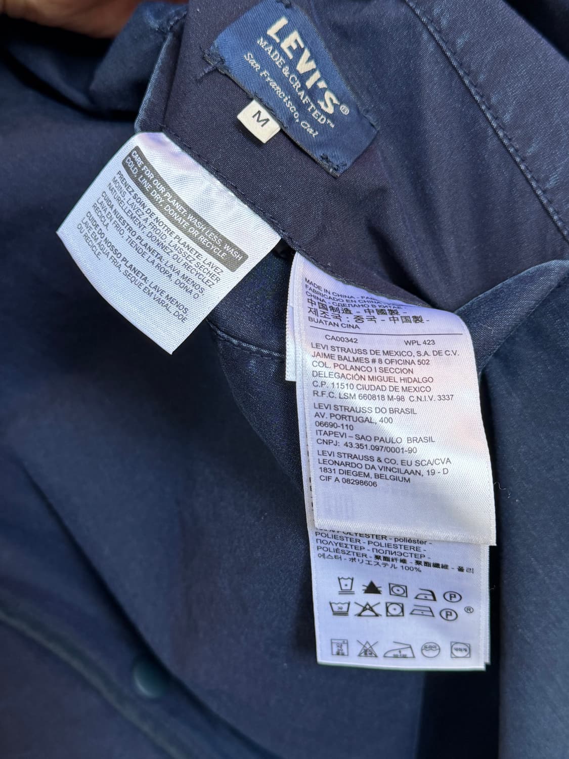 Levis LMC 리버서블 드로버 코트 [M] 상품이미지8