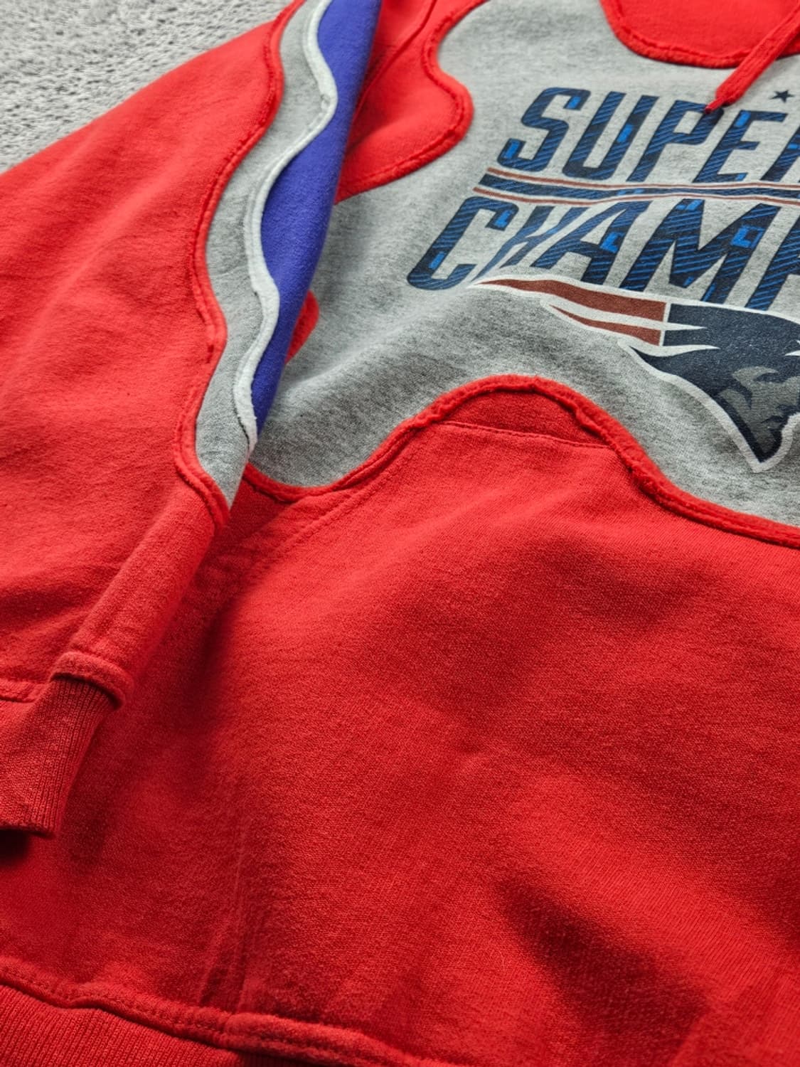 슈퍼볼 챔피언스 아플리케 커스텀 후드 티셔츠 ( M ) / 9355 상품이미지8