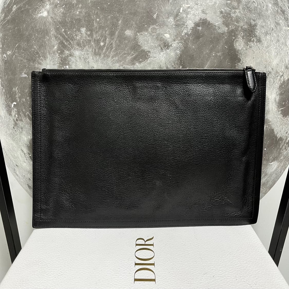 정품 34x24) 지방시 블랙레더 안티고나 클러치 상품이미지2