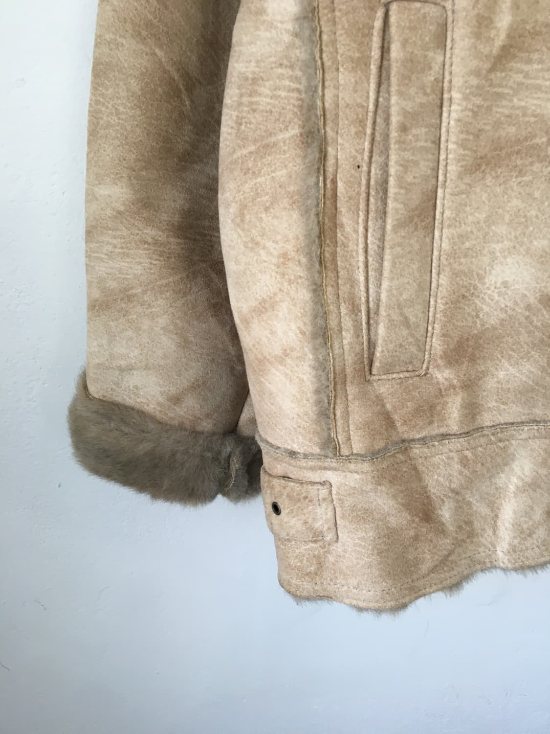 Belted grunge pattern high neck mustang 상품이미지3