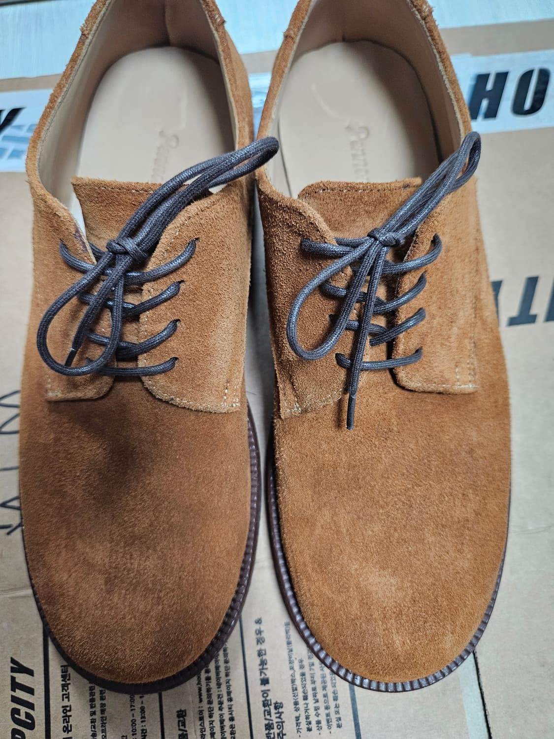 페넌 스웨이드 더비슈즈 상품이미지1