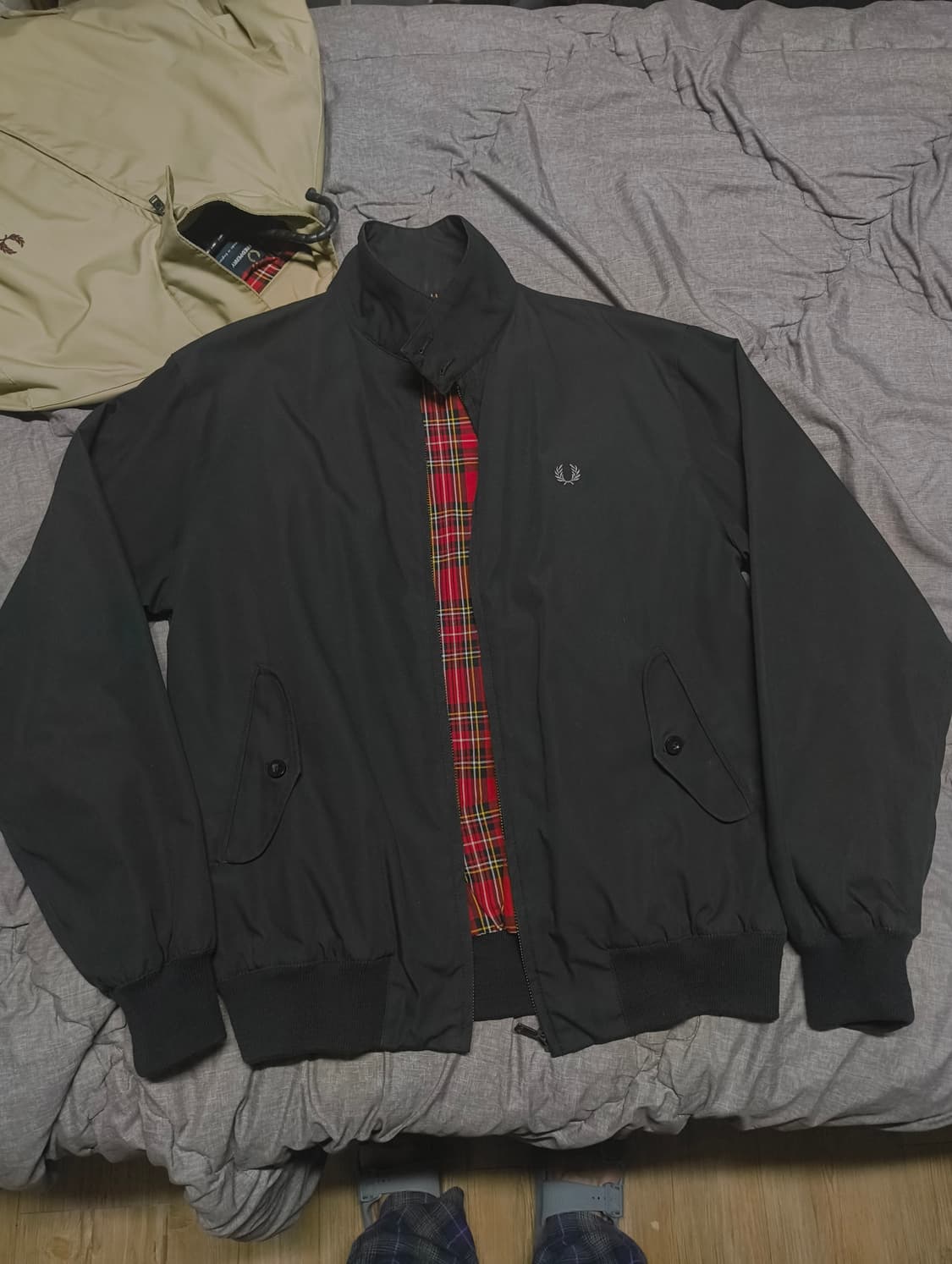 프레드페리 해링턴 자켓 블랙 M 상품이미지1