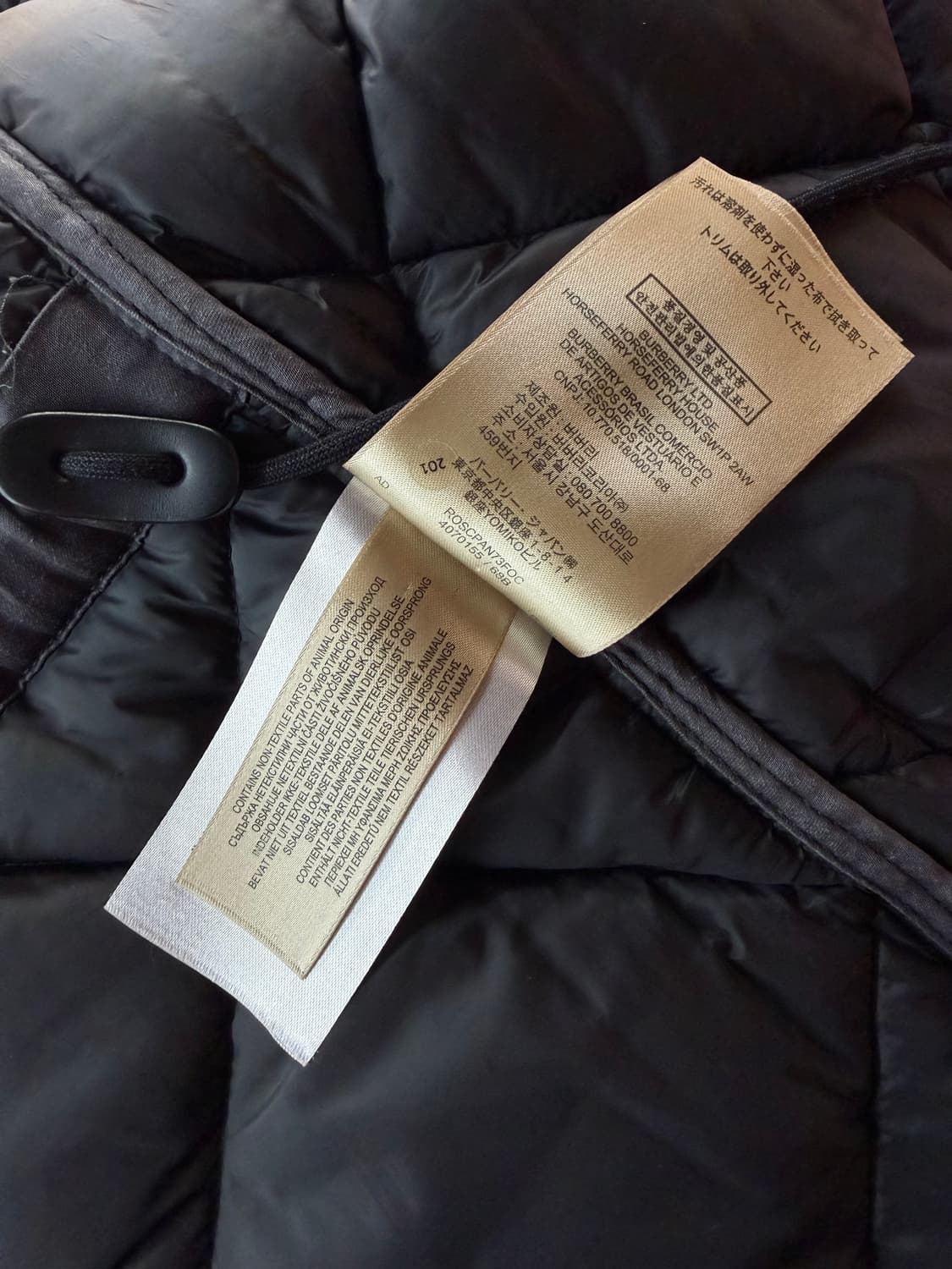 XS/ 버버리 신형 브레이크 오버 쉘 다운 패딩 상품이미지8