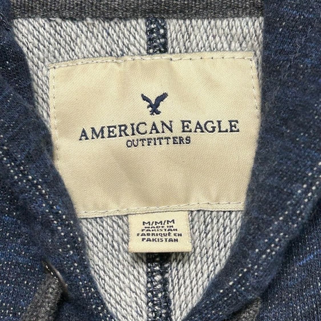 AMERICAN EAGLE 후드집업 블루 M 상품이미지4