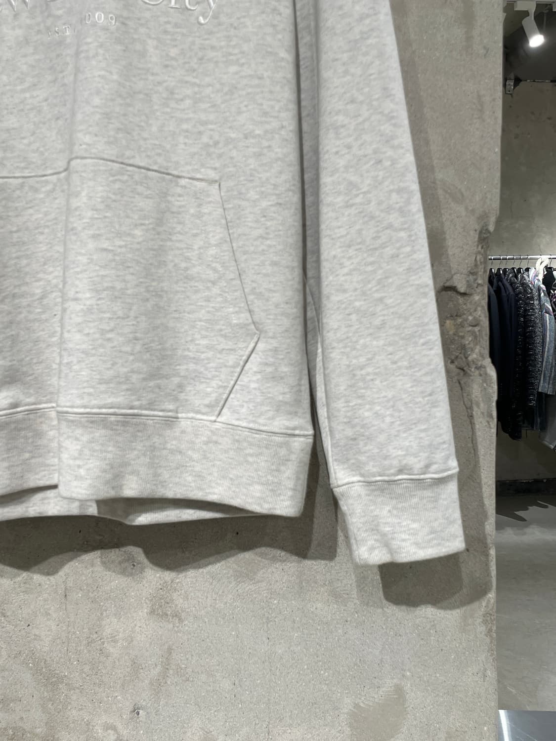 세러데이뉴욕 멜란지 아이보리 디치 밀러 스탠다드 후디 상품이미지5