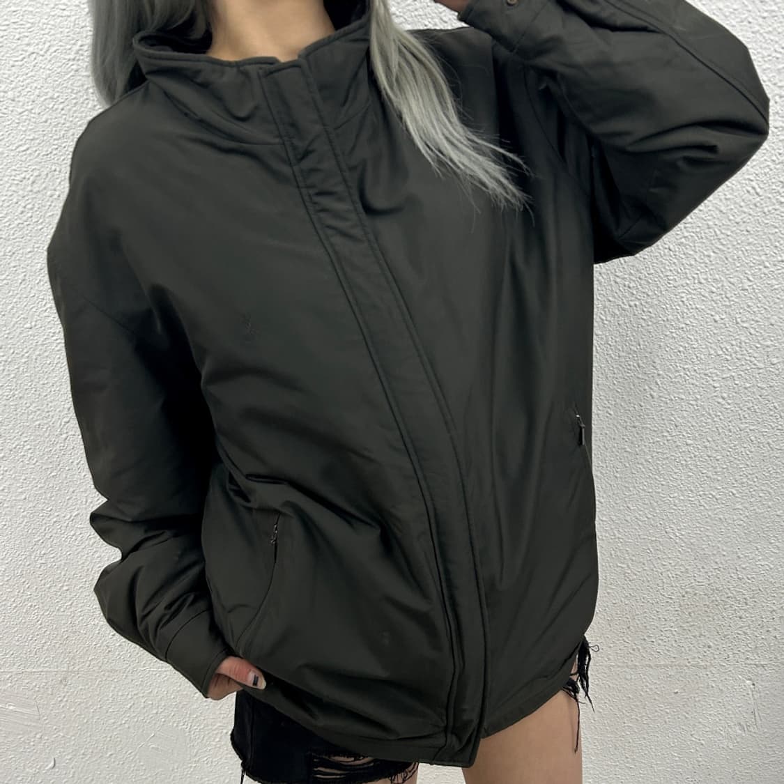 입생로랑 미니로고 딥카키 자켓 상품이미지2