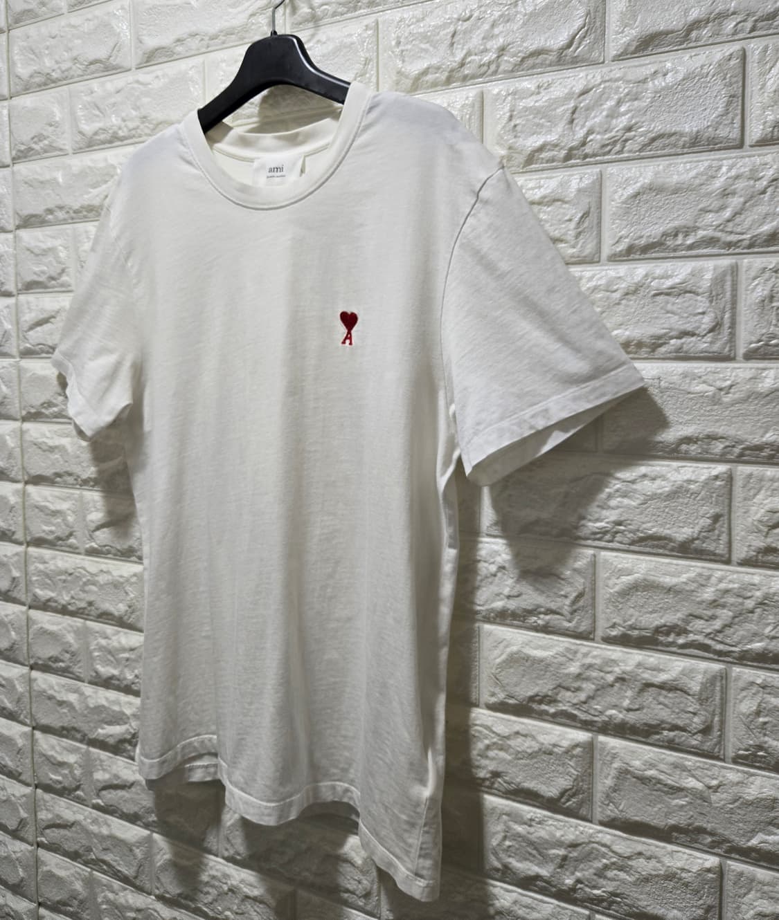 아미 스몰 자수로고 반팔티 M 상품이미지3