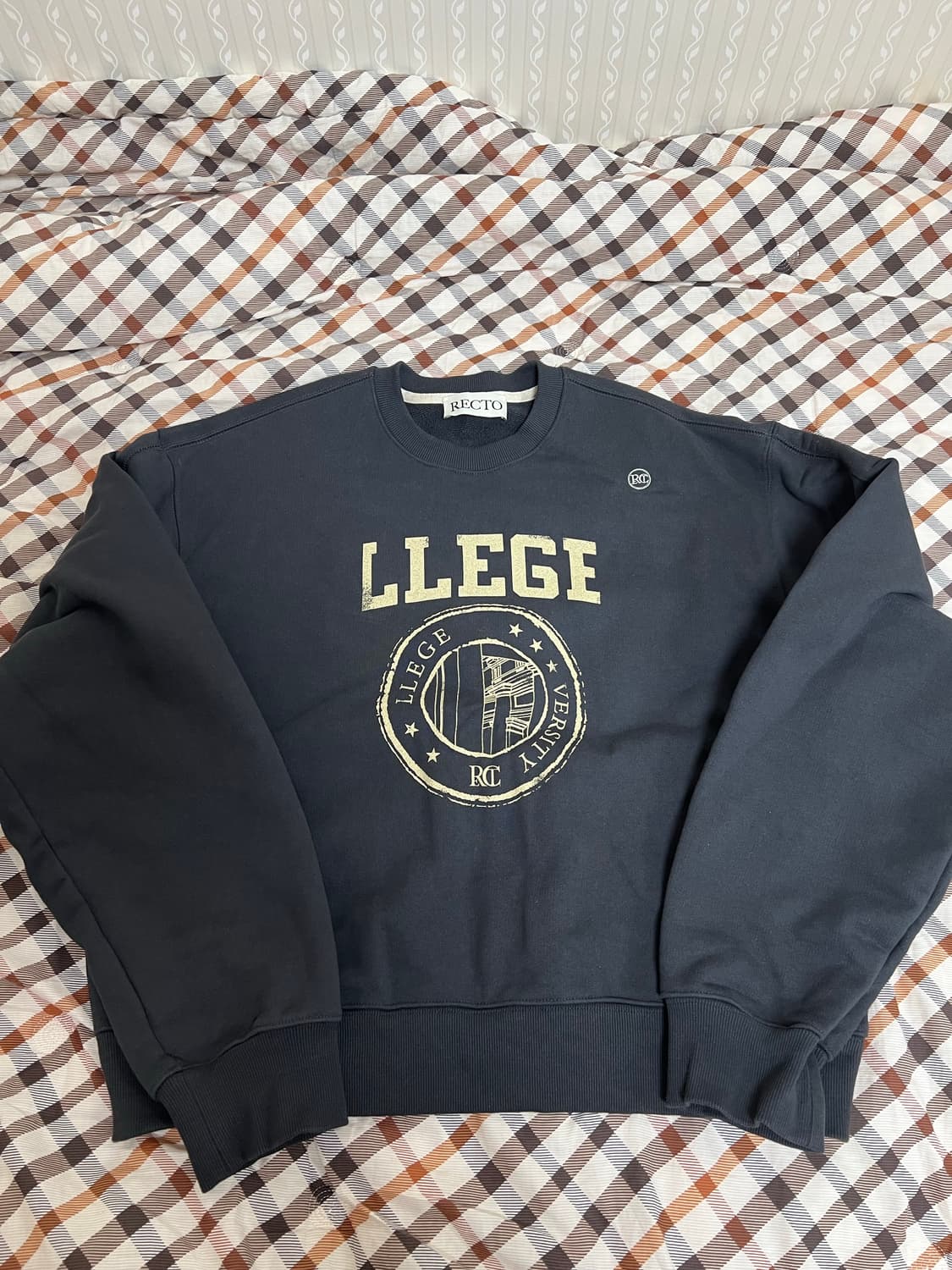 렉토 맨투맨 차콜 OS  상품이미지1