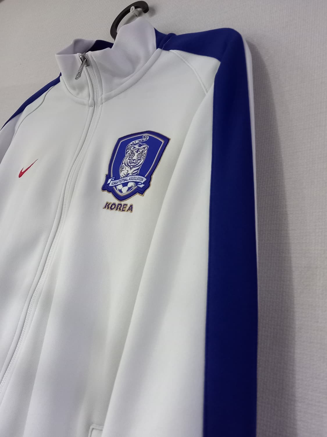 나이키 코리아 KOREA 국대 화이트 트랙탑 저지 져지집업 100/L 상품이미지2
