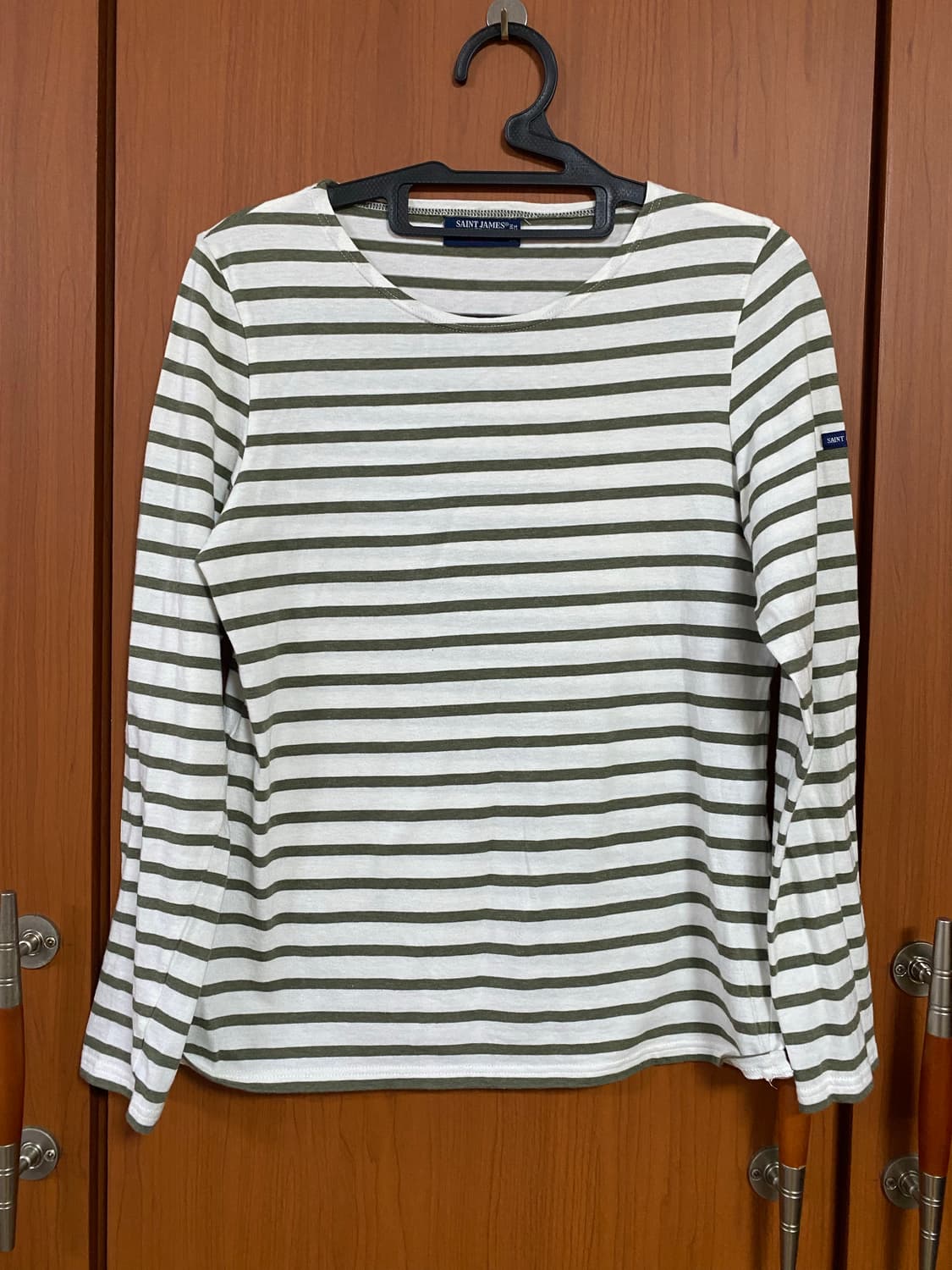 [SAINTjames] 세인트제임스 보트넥 스트라이프 티셔츠 상품이미지1