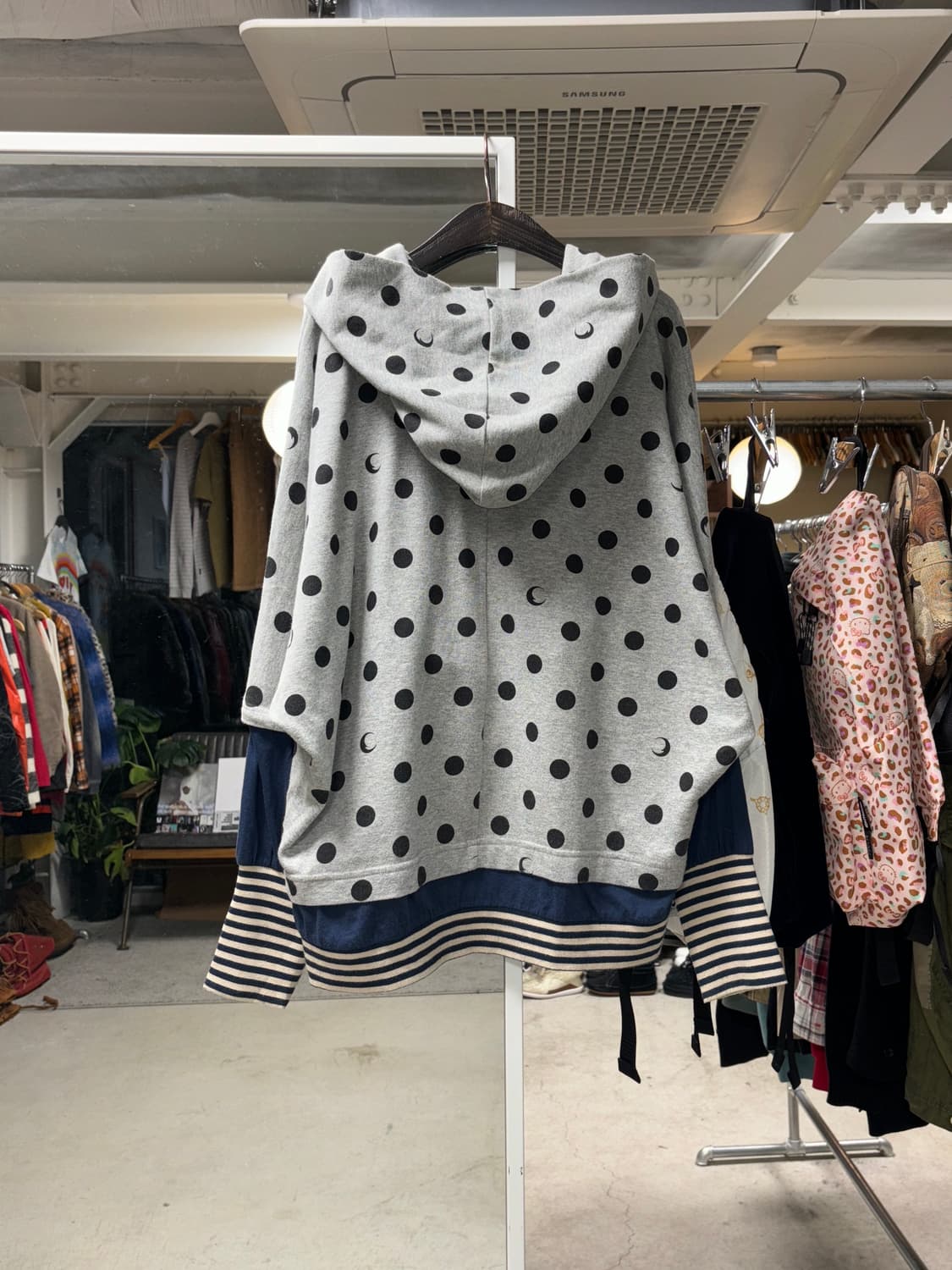 Frapbois 도트 나폴레옹 후드집업 상품이미지5