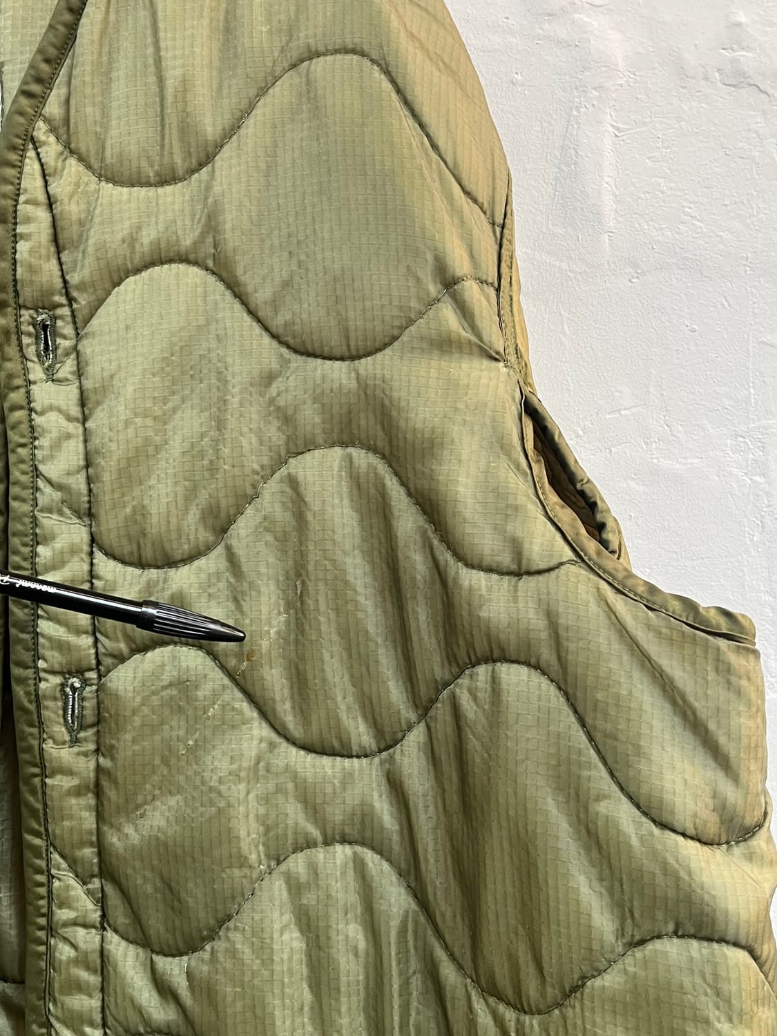 미군 오리지널 M-65 필드 자켓 라이너 M 상품이미지6