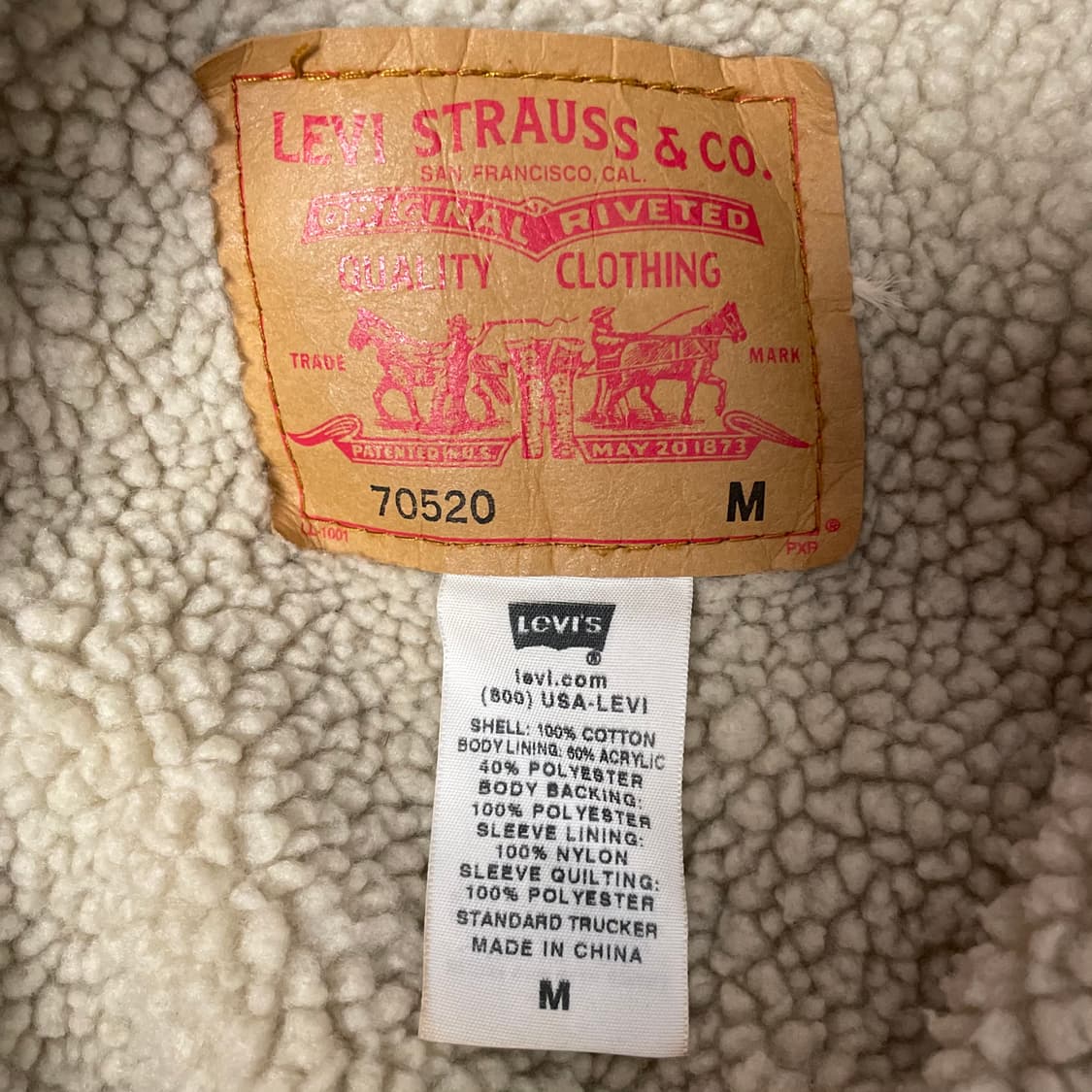 리바이스 (70520) 코듀로이 쉐르파 트러커 자켓   상품이미지7