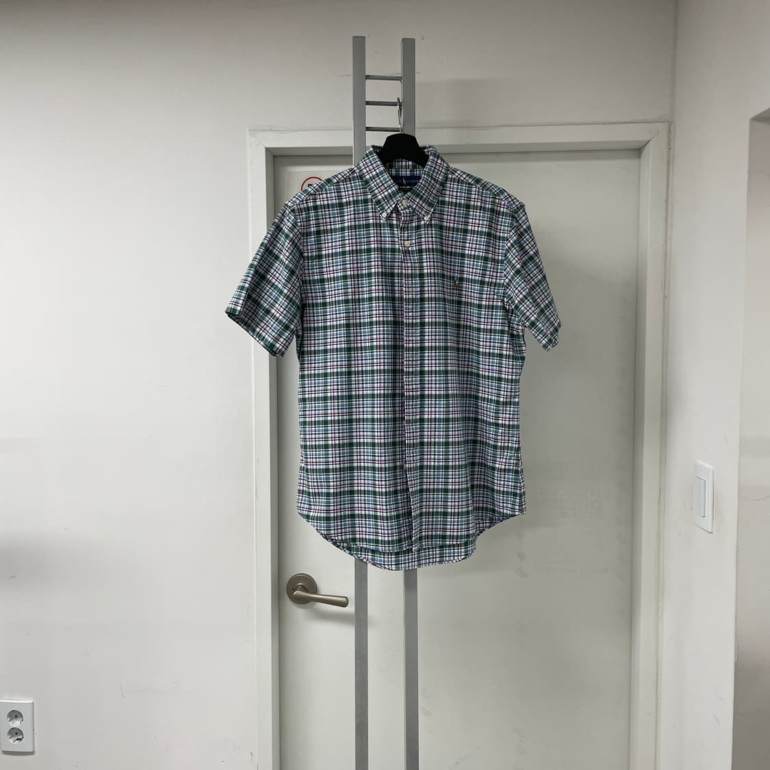 폴로 랄프로렌 반팔 체크 셔츠 L 상품이미지1