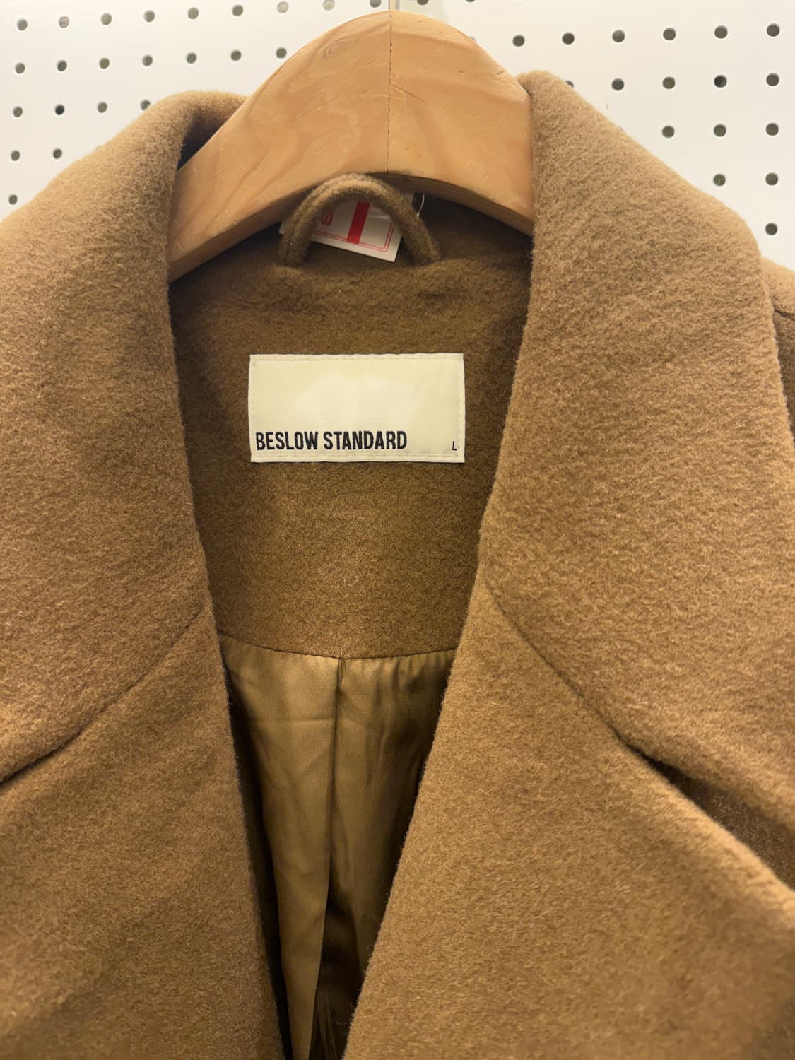 비슬로우 브라운 더블 롱 코트 U151 상품이미지4