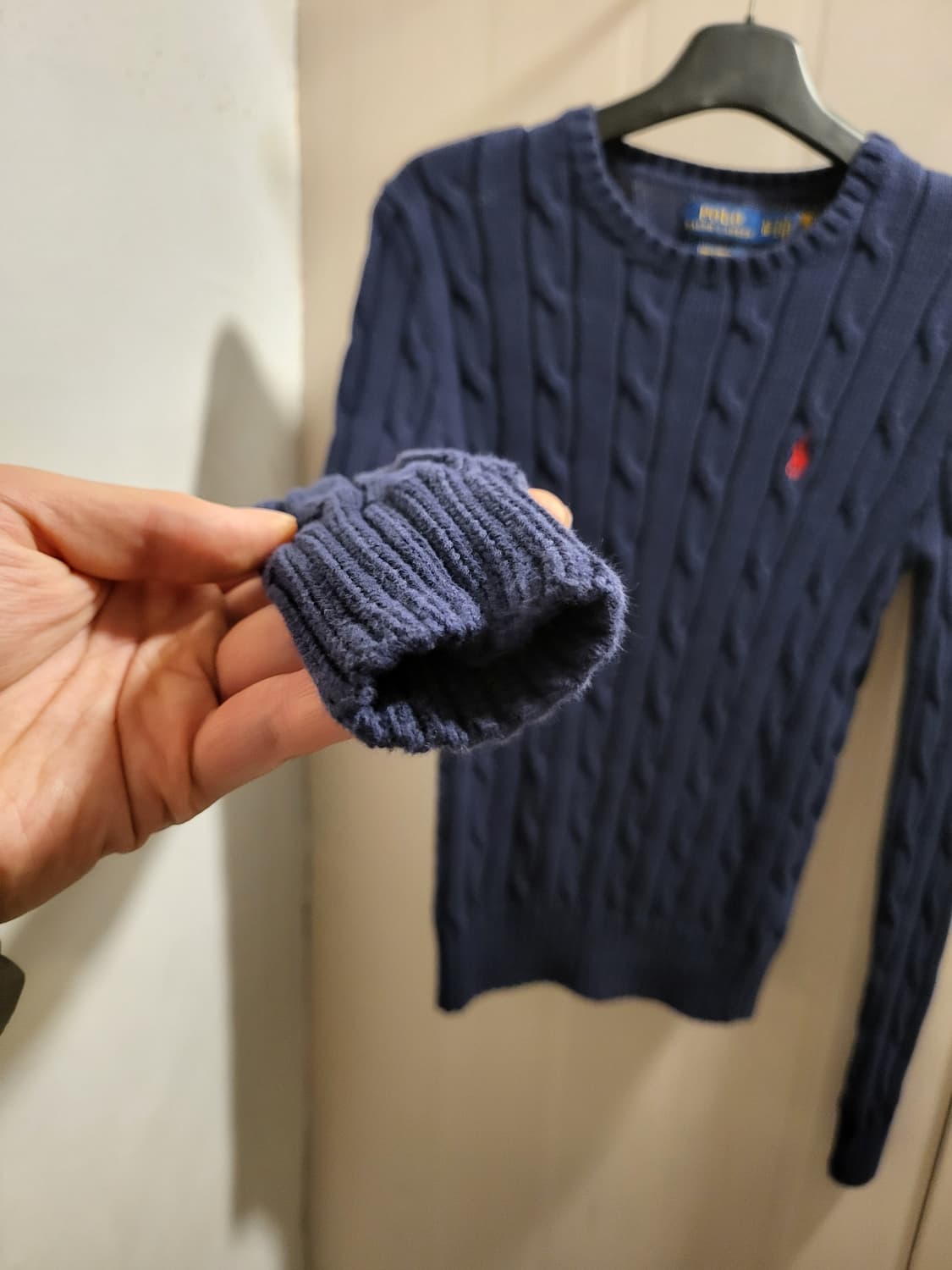 폴로 랄프로렌 꽈배기 니트 상품이미지2