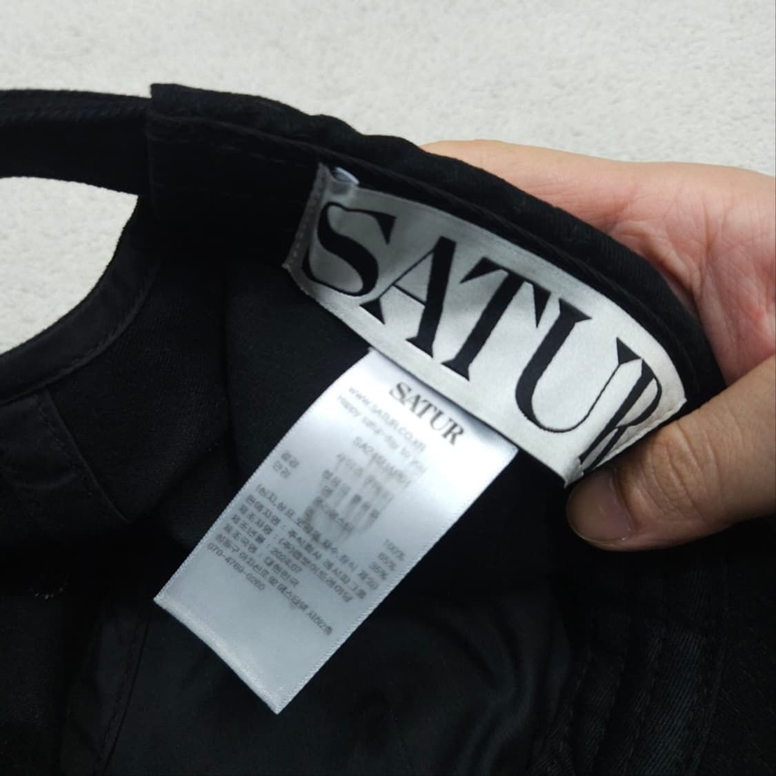 세터 볼캡 블랙 상품이미지6