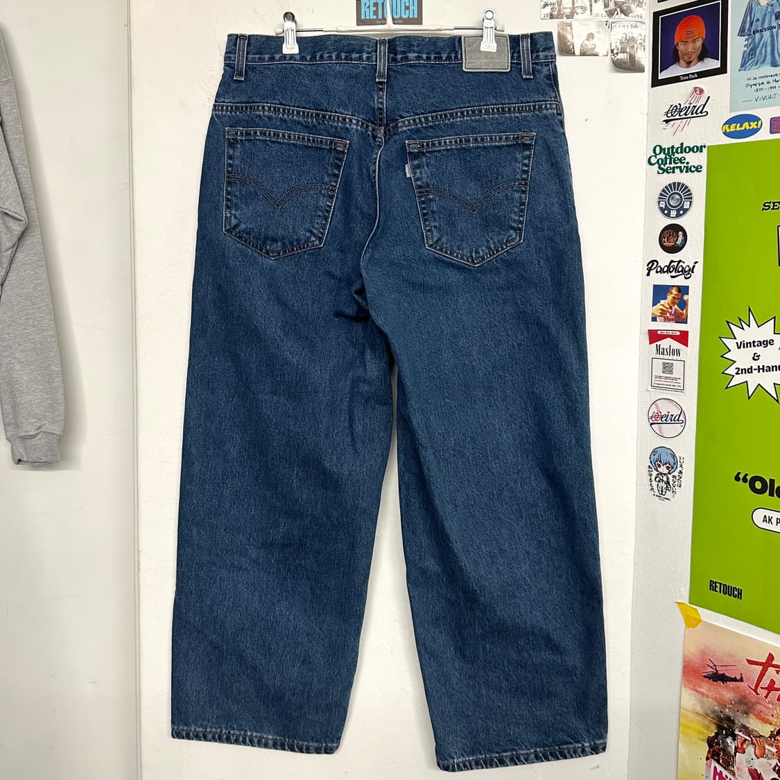 2000‘s 리바이스 실버탭 배기 크롭진 상품이미지4