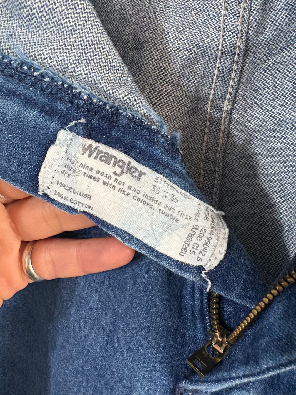 90‘s USA Wrangler 13mwz denim pant. 상품이미지6